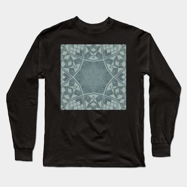 Reverse Graffitti Kaleidoscope Pattern (Seamless) 2 Long Sleeve T-Shirt by Swabcraft